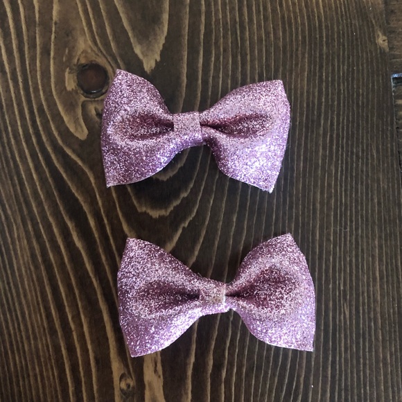 sparkly pink mini dog bows - Picture 1 of 2